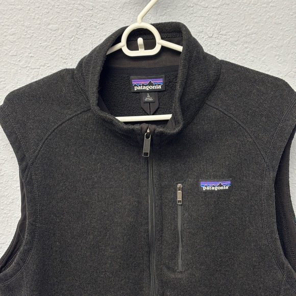 Patagonia Men’s Sz L Better Sweater Vest in Black, Exclnt/Like New Cndtn. - Picture 5 of 11